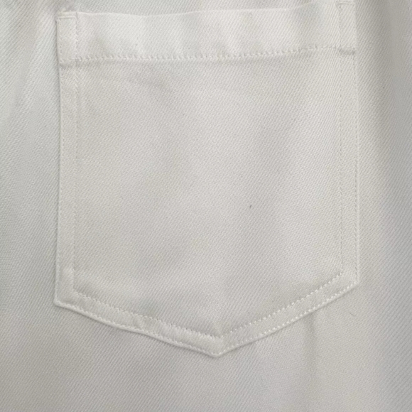 White maxi denim look skirt Size Small - Picture 3 of 5